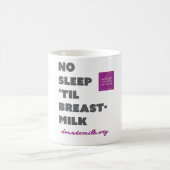 睡眠のTilの母乳無し コーヒーマグカップ (中央)