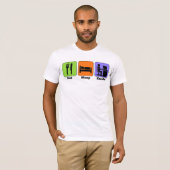 睡眠のZazzleのTシャツを食べて下さい Tシャツ (正面フル)