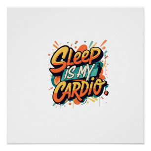 睡眠は私のトレーニング ポスター