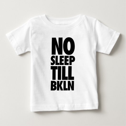 睡眠はBKLNのベビーのワイシャツを耕しません ベビーTシャツ (正面)