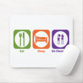 睡眠をします化学を食べて下さい マウスパッド (マウス)