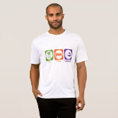 睡眠をします爬虫両棲類学を食べて下さい Tシャツ (正面フル)