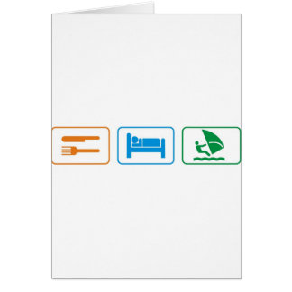 睡眠をウィンドサーフィンをします食べて下さい