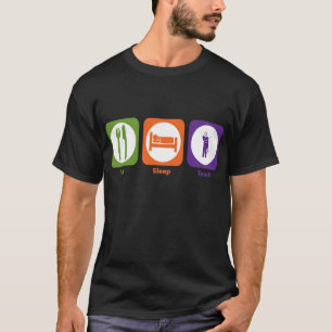 睡眠を教えます食べて下さい Tシャツ