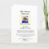 睡眠を置くキツネ間5x7カードくま カード (裏面)