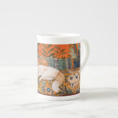 睡眠キツネ ボーンチャイナマグカップ (正面右)