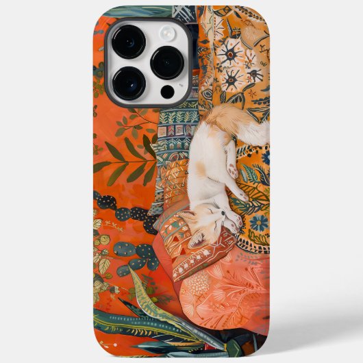 睡眠キツネ Case-Mate iPhoneケース (裏面)