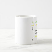 睡眠コードを食べて下さい コーヒーマグカップ (中央)