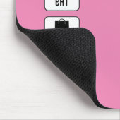 睡眠ショッ食べプリピーター生活選択ルーチン マウスパッド (コーナー)