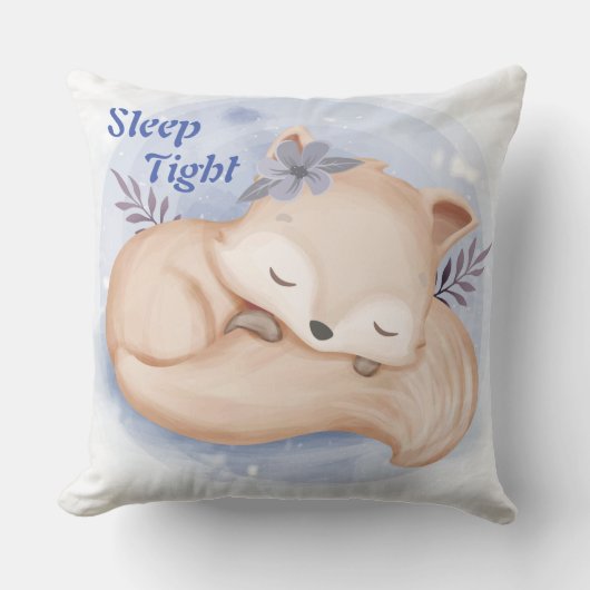 睡眠タイト/必要なのは愛キツネ枕 クッション (正面)