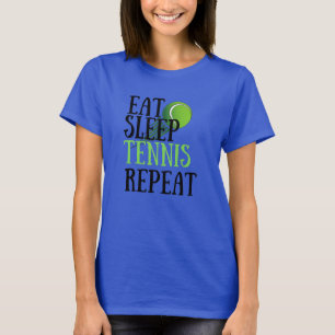 睡眠テ食べニスリピート Tシャツ