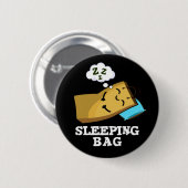 睡眠バッグおもしろい紙バッグプンダークBG 缶バッジ (正面&裏面)