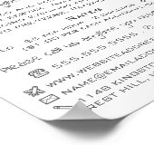 睡眠ベビーベビーシッター、デイケア、子供部屋広告 ポスター (角)