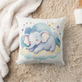 睡眠ベビー象ボーホネーム子供部屋枕 クッション (ブランケット)