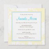 睡眠ベビー – ベビーシャワー招待状 招待状 (裏面)