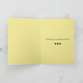 睡眠ラブラドール取得者グリーティングカード カード (内部)