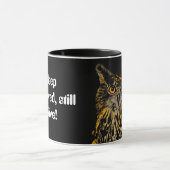 睡眠不足だ、まだ生きている！ マグカップ (中央)