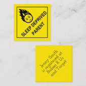 睡眠不足の親 エンクロージャーカード (正面/裏面)