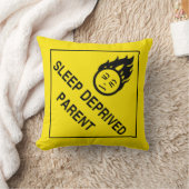 睡眠不足の親 クッション (ブランケット)