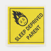 睡眠不足の親 スタンダードランチョンナプキン (正面)