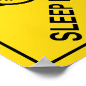 睡眠不足の親 ポスター (角)