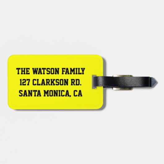 睡眠不足の親 ラゲッジタグ (裏面横)