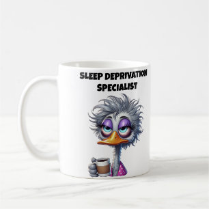 睡眠不足スペシャリストママ コーヒーマグカップ