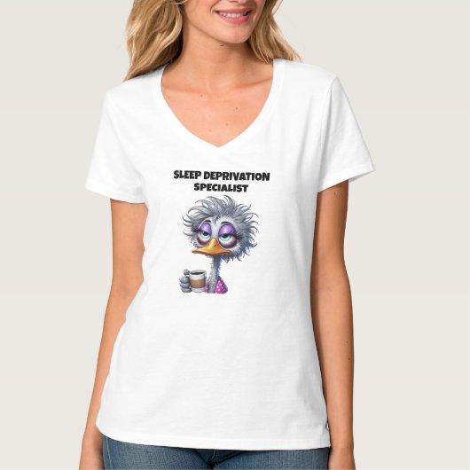 睡眠不足スペシャリスト Tシャツ (正面)