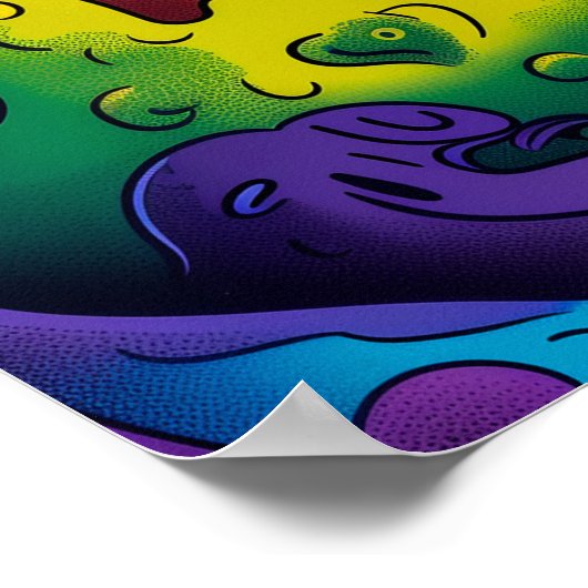 睡眠不足 ポスター (角)