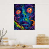 睡眠不足 ポスター (キッチン)