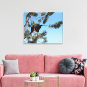 睡眠中のクマの子 キャンバスプリント (インサイチュ (リビング))