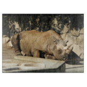 睡眠中のサイ カッティングボード (正面)