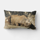 睡眠中のサイ ランバークッション (裏面)