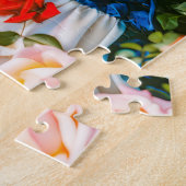 睡眠中の美しい間のバラ ジグソーパズル (側面)