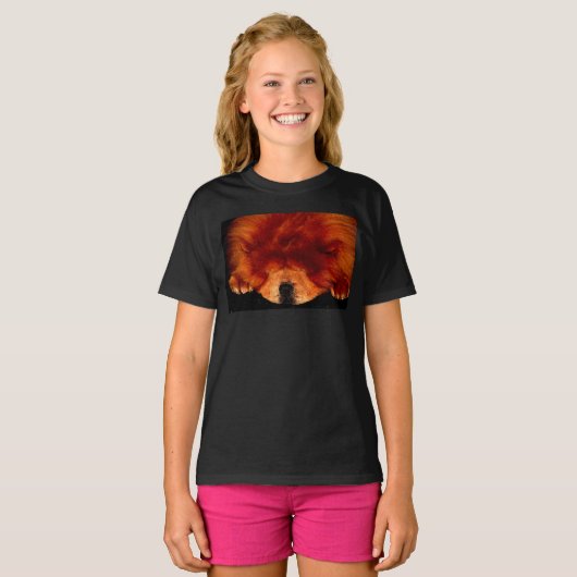 睡眠中チャウチャウガッニャ Tシャツ (正面フル)
