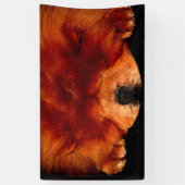 睡眠中チャウチャウbnrcna 横断幕 (縦)