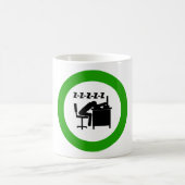 睡眠会社員コーヒーマグ コーヒーマグカップ (中央)