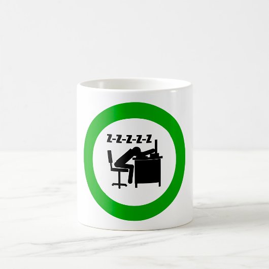 睡眠会社員コーヒーマグ コーヒーマグカップ
