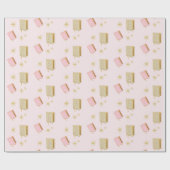 睡眠再読食文学本愛本 ラッピングペーパー (フラット)