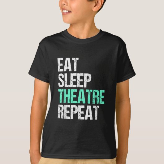 睡眠劇食べのリピート Tシャツ (正面)