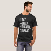 睡眠劇食べ劇場リピーター Tシャツ (正面フル)