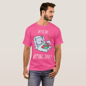 睡眠北極キツネ夢遊病 Tシャツ (正面フル)