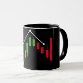 睡眠取引食べ繰り返しMUG VYBE CORE株式市場 マグカップ (正面右)