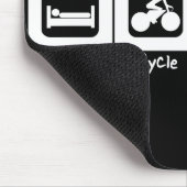 睡眠周期は繰り返しを食べます マウスパッド (コーナー)