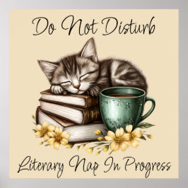 睡眠子猫大切子猫 ポスター