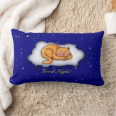 睡眠子猫 ランバークッション (ブランケット)