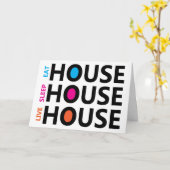 睡眠愛家音楽を食べて下さい カード (黄色い花)