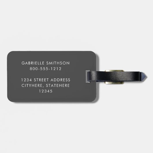 睡眠旅行繰り返しの世界地図のカスタム色を食べて下さい ラゲッジタグ (裏面横)