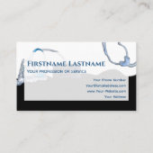 睡眠時無呼吸CPAPマシンセラピーCSA OSA 名刺 (裏面)