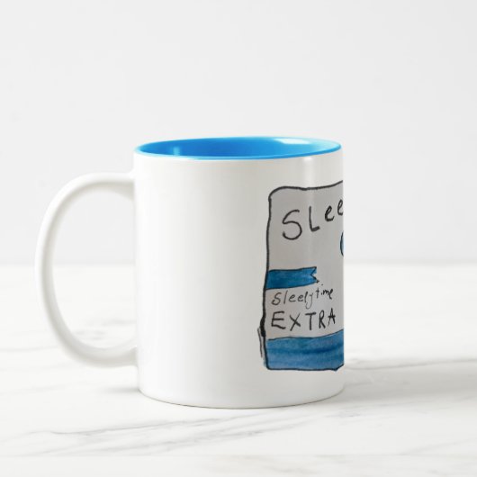 睡眠時間エキストラマグ ツートーンマグカップ (左)